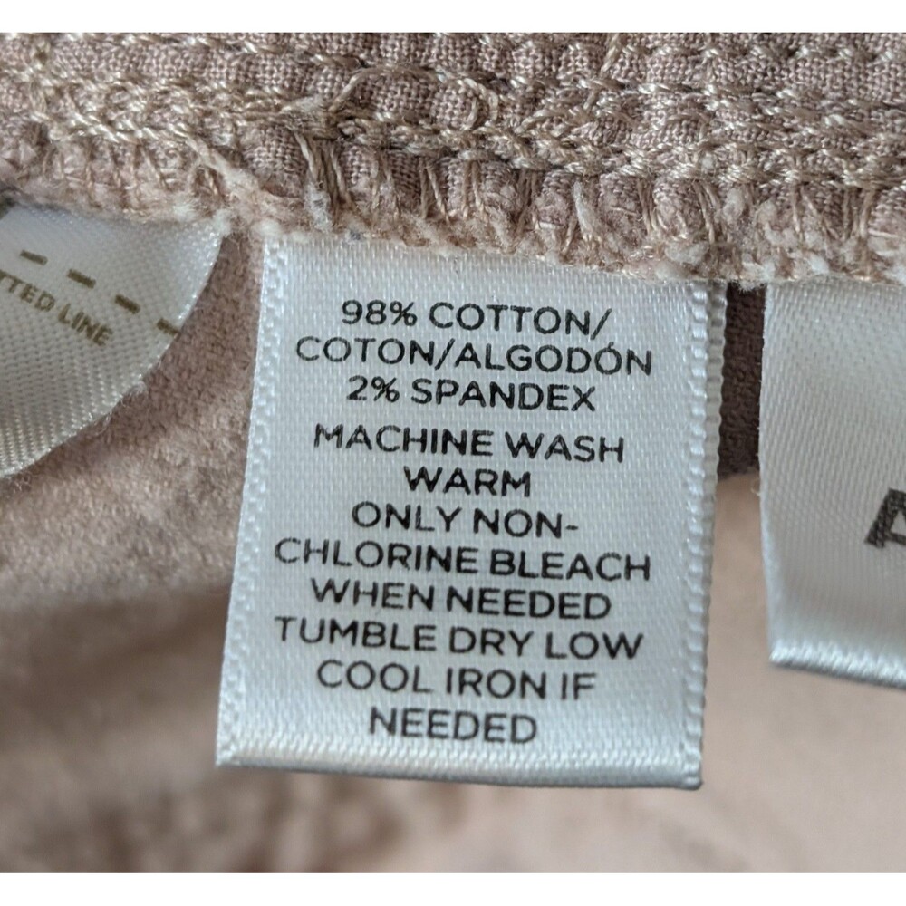 Ann Taylor Loft Size 12 Corduroy Jeans Modern Skinny Dusty Rose Stretch Casual - Picture 6 of 8